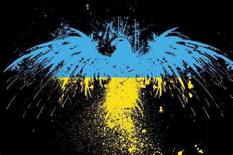 The top stripe is blue and the bottom stripe is yellow. Ukraine Flag Pictures