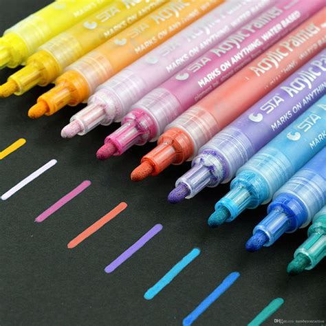 Wholesale Acrylic Paint Marker Pens Permanent Paint Pen Art Markers Set