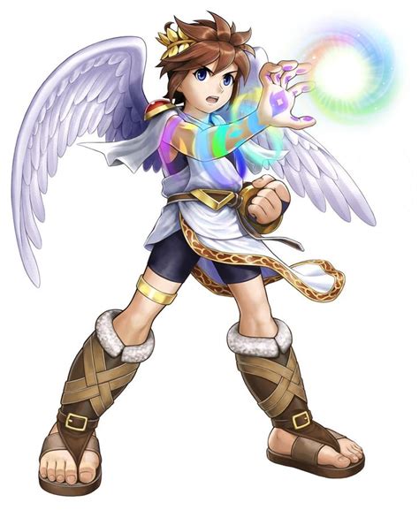Pit And Violet Palm Characters And Art Kid Icarus Uprising Kid