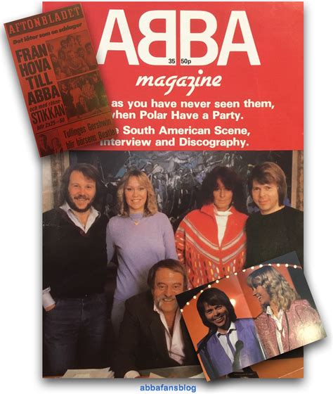 Abba Fans Blog Abba Magazine No Pictures Part