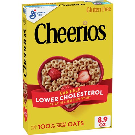 Original Cheerios Heart Healthy Cereal 89 Oz Cereal Box
