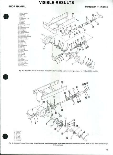 Ford 1910 Tractor Transmission Parts