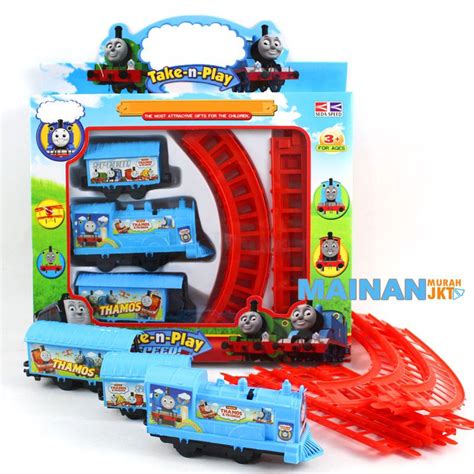 Jual Mainan Anak Kereta Api Karakter Miniatur Rel Lokomotif Train