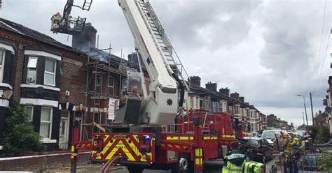 Live Updates As Firefighters Tackle Blaze At House On Liverpool Street