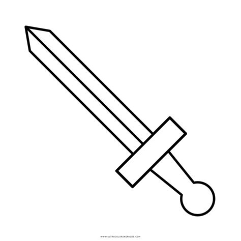 Dibujo Para Colorear Espada Dibujos Para Imprimir Gratis Kulturaupice