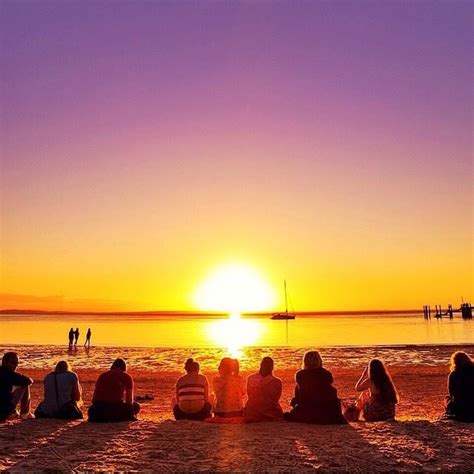 Sunset On Another Spectacular Day At Fraser Island In Queensland Australia Sunset Beautiful