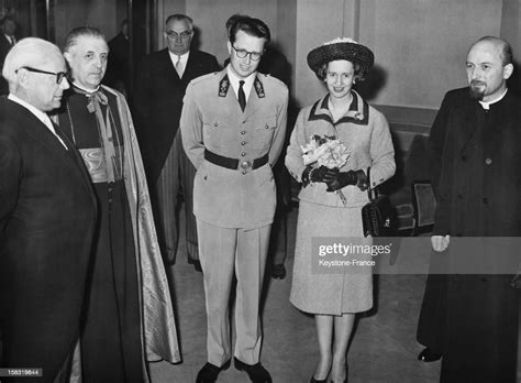King Baudouin I Of Belgium And Wife Queen Fabiola Of Belgium Arrive News Photo Getty Images