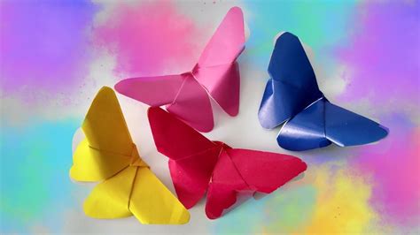 🦋 Mariposas De Papel Origami Fácil Y Rapido Youtube