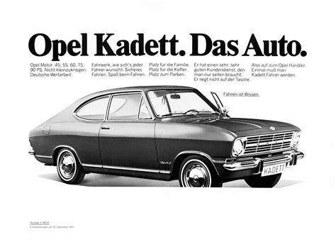 Opel Kadett Das Auto Quad Hd Vintage Advertisements Opel Suv