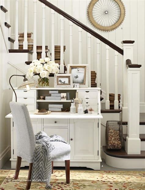 Office Nook By Pottery Barn Home Office Design Home Office Decor Home