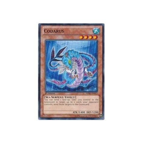 Yu Gi Oh Card Sdre En012 Codarus Common Chaos Cards