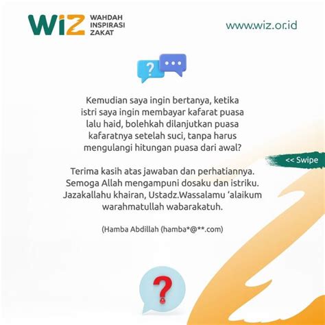 Cara Membayar Kafarat Puasa Wahdah Inspirasi Zakat