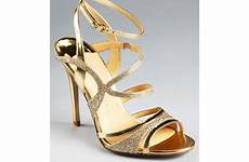 gold sandals evening strappy ivanka trump halley shoes