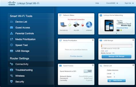 Connection Setup On A Linksys Smart Wifi Router Nexicom Knowledge Base