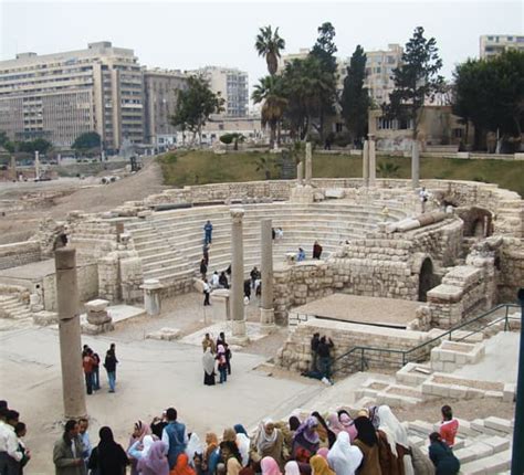 Roman Amphitheatre Amphitheatre Facts Alexandria