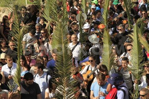 Palm Sunday Procession In Jerusalem Gum Flappin And Jaw Bonin
