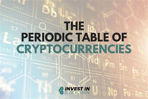 That's about 6 years from now. Bitcoin : Periodic Table of Cryptocurrencies. TL;DR ...