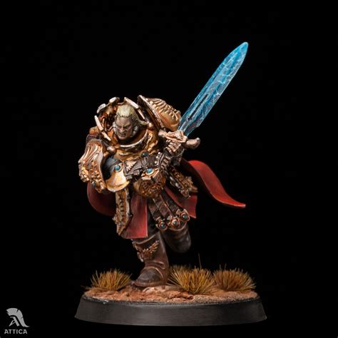 Blade Champion Adeptus Custodes Painted Wargaming Figure Art Quality