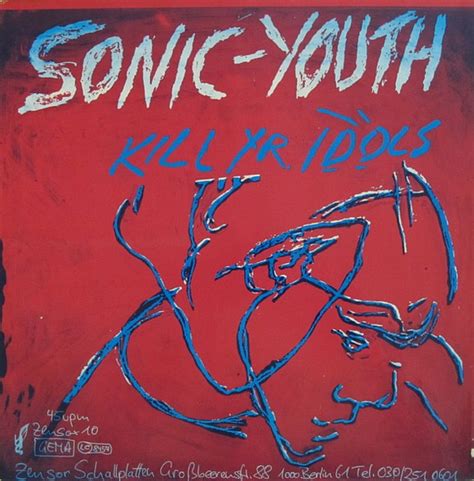 Sonic Youth Kill Yr Idols 1985 2nd Pressing Non Superimposed