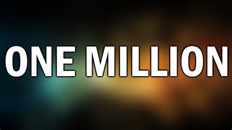 One Million - YouTube