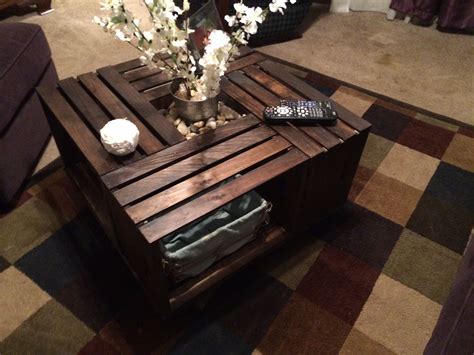 You can easily put them together and make a unique coffee table. Pin on Crafts for My House