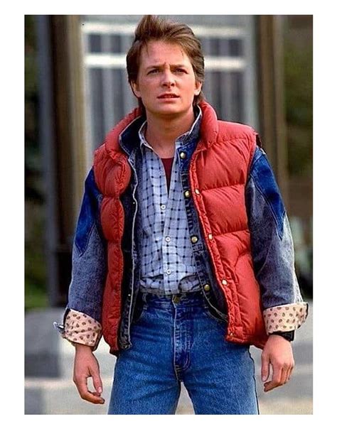 Puffer Back To The Future Marty Mcfly Vest Real Usajacket
