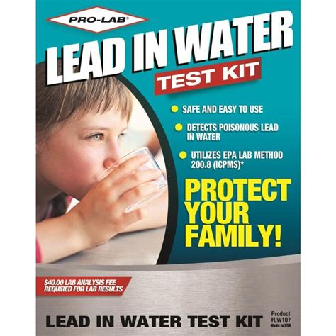 Pro Lab Lead In Water Test Kit 1 In The Water Test Kits Department At