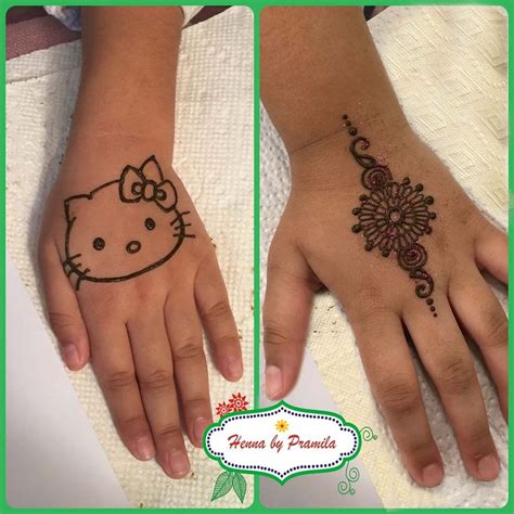 Sharing Kids Henna Designs I Did Last Weekenad For Cute Little Girl For