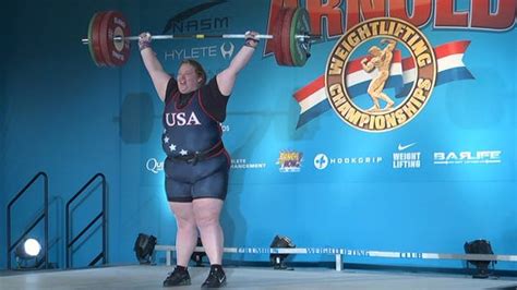 Weightlifter Holley Mangold Brings Her Focus To Arnold