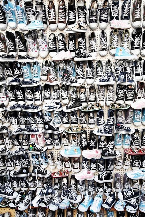 Lots Of Sneaker Shoes Stock Photo By ©rechitansorin 25893743