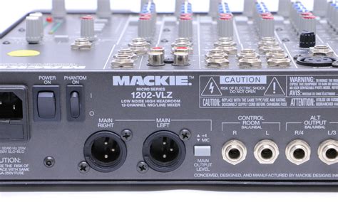 Mackie Micro Series 1202 Vlz 12 Channel Mic Line Mixer Premier