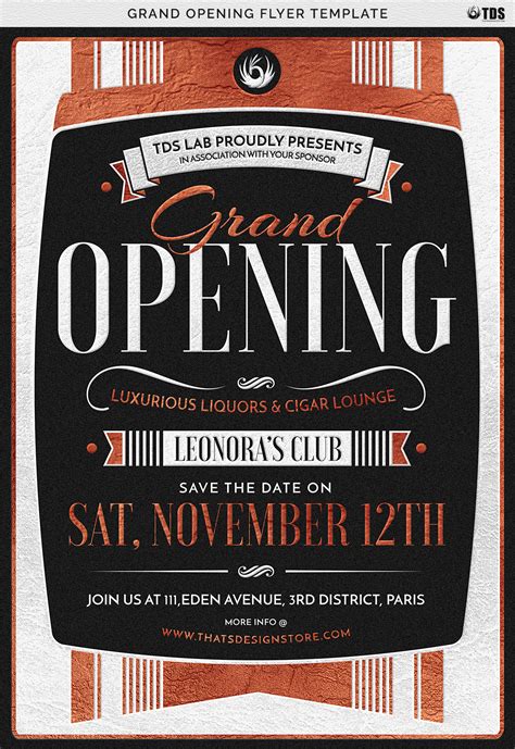 Grand Opening Flyer Template