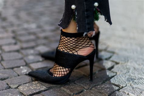 How To Wear Fishnets Like A Street Style Superstar Fashion Magazine