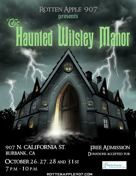 Design For Haunted House Attraction Advertisementflyer Halloween