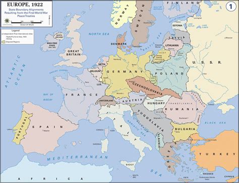Post Ww1 Europe Map Consequences Of World War I Of Post Ww1 Europe Map 