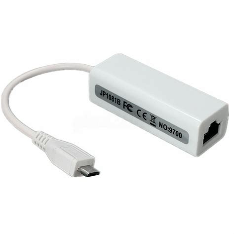 Micro Usb 20 5p To Rj45 Networks Lan Ethernet Cable Converter Adapter