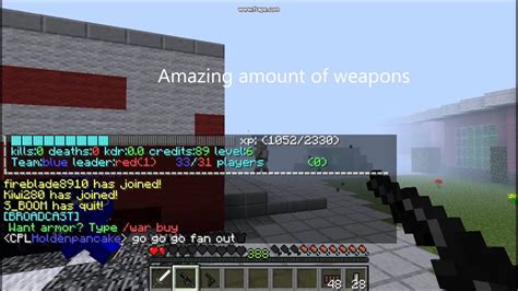 You can finally shoot portals beyond the xyz coords of the max shooting distance. Minecraft GUNS! server WITH IP! - YouTube