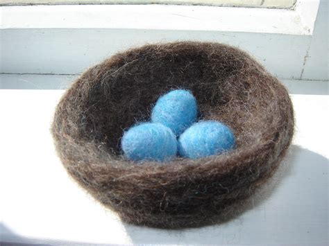 Birds Nest A Needle Felted Birds Nest With Little Blue Egg Flickr