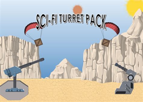 2d Sci Fi Turret Pack By F0x0ne