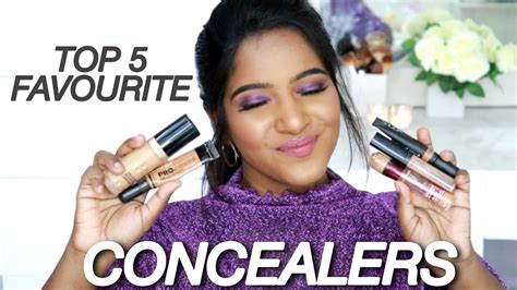 My Top 5 Favourite Concealers Available In India With Swatches Youtube