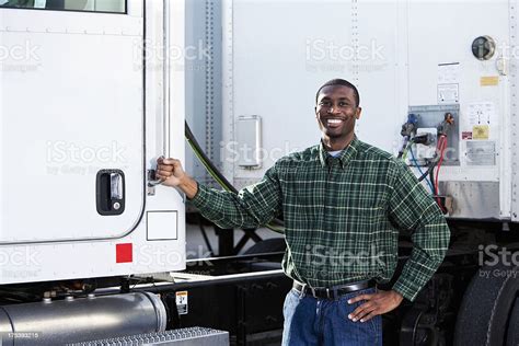 African American Truck Driver Stock Photo Download Image Now Truck