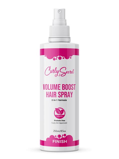 Volume Boost Hair Spray Curly Secret