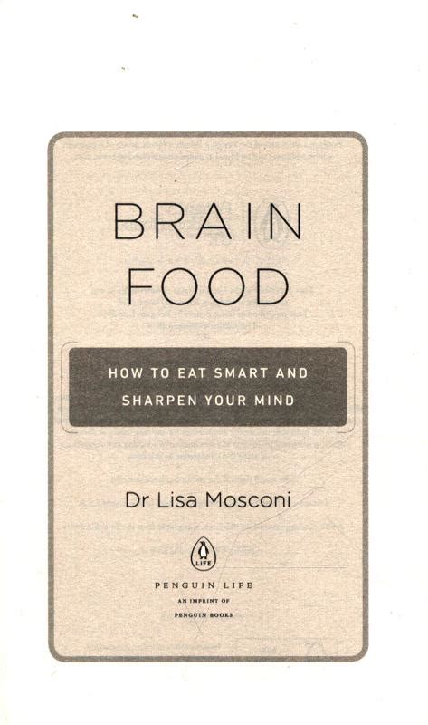 Brain Food Lisa Mosconi 9780241381779 Blackwells