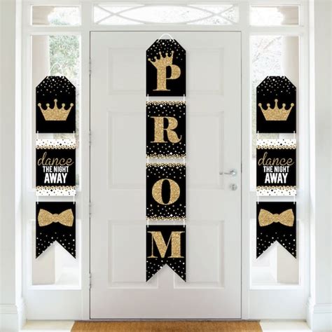 Prom Hanging Vertical Paper Door Banners Prom Night Party Wall