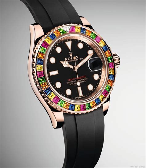 Rolex Oyster Perpetual Yacht Master The Bling Gem Set Version
