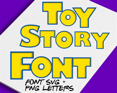 Toy Story Font Svg Alphabet Toy Story Svg Silhouette Toy Etsy Canada