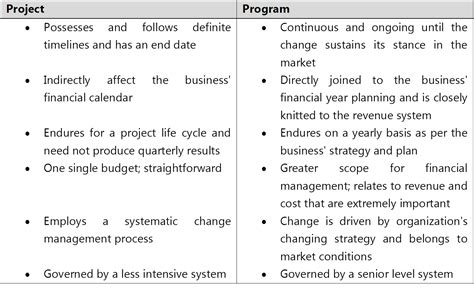 Who Is The Best Program Manager Vs Project Manager