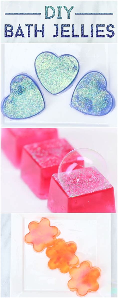 These Diy Bath Jellies Are Way Too Cute Bath Jellies Shower Jellies Home Made Soap