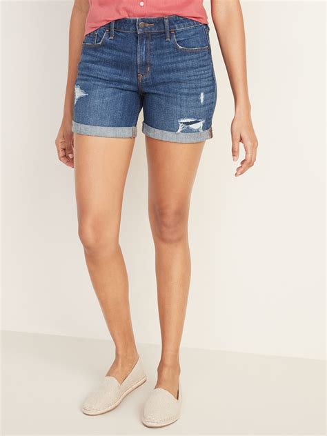 Buy 5 Inch Denim Shorts Womens In Stock