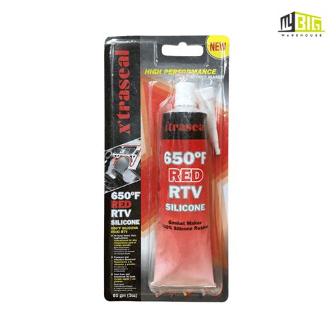 X Traseal F Red Rtv Silicone Gasket Maker Mybig Warehouse